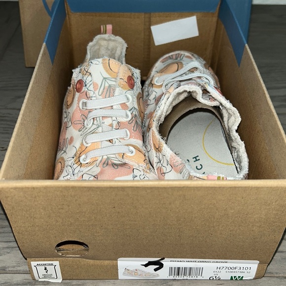 VIONIC BEACH PISMO CASUAL SNEAKER WHITE ORANGE GROVE WIDE - Picture 2 of 13